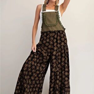 Floral Wide-Leg Jumpsuit